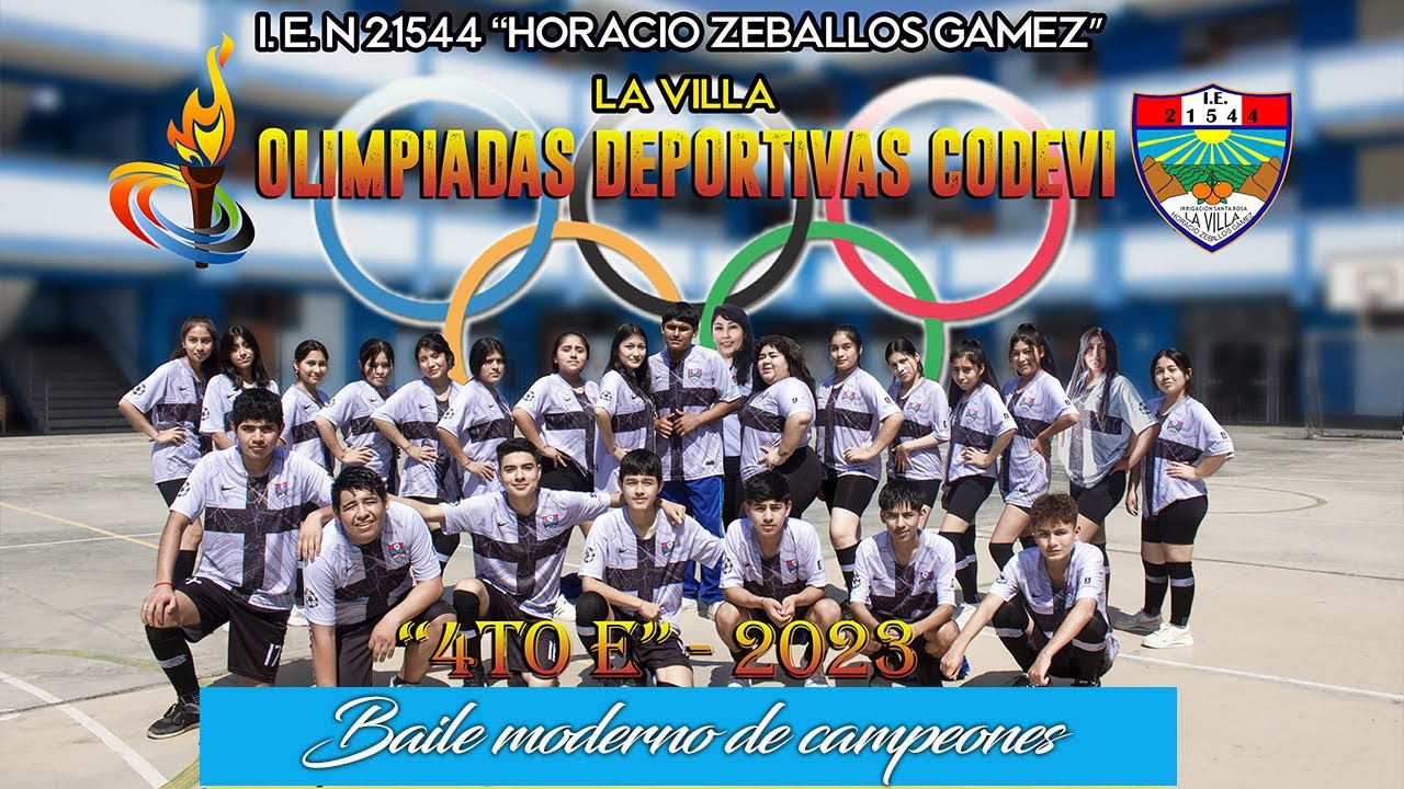 OLIMPIADAS DEPORTIVAS CODEVI Baile Moderno de Campeones