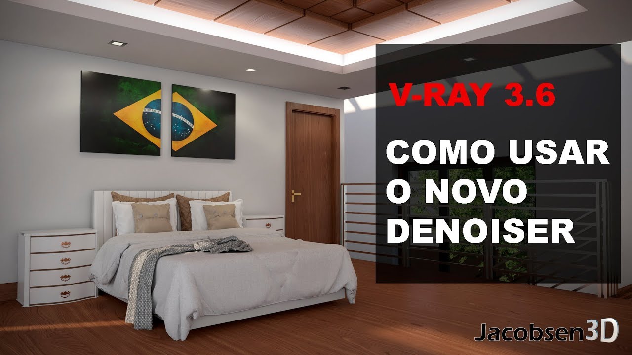 V-Ray 3.6 - Como usar o novo Denoiser