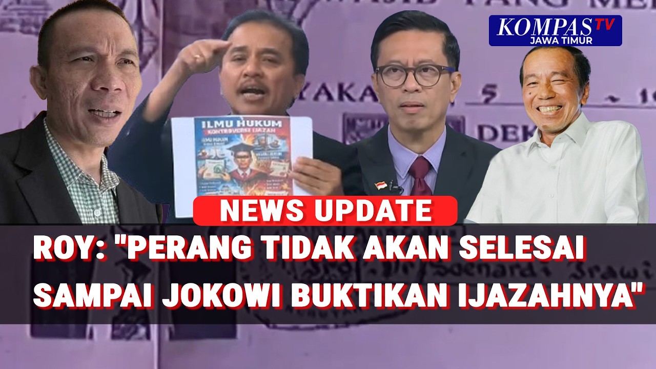 Panas! Kasus Ijazah Jokowi, Roy CS Mulai Goyah? Roy Suryo Tantang Rismon Buktikan Kekeliruan!