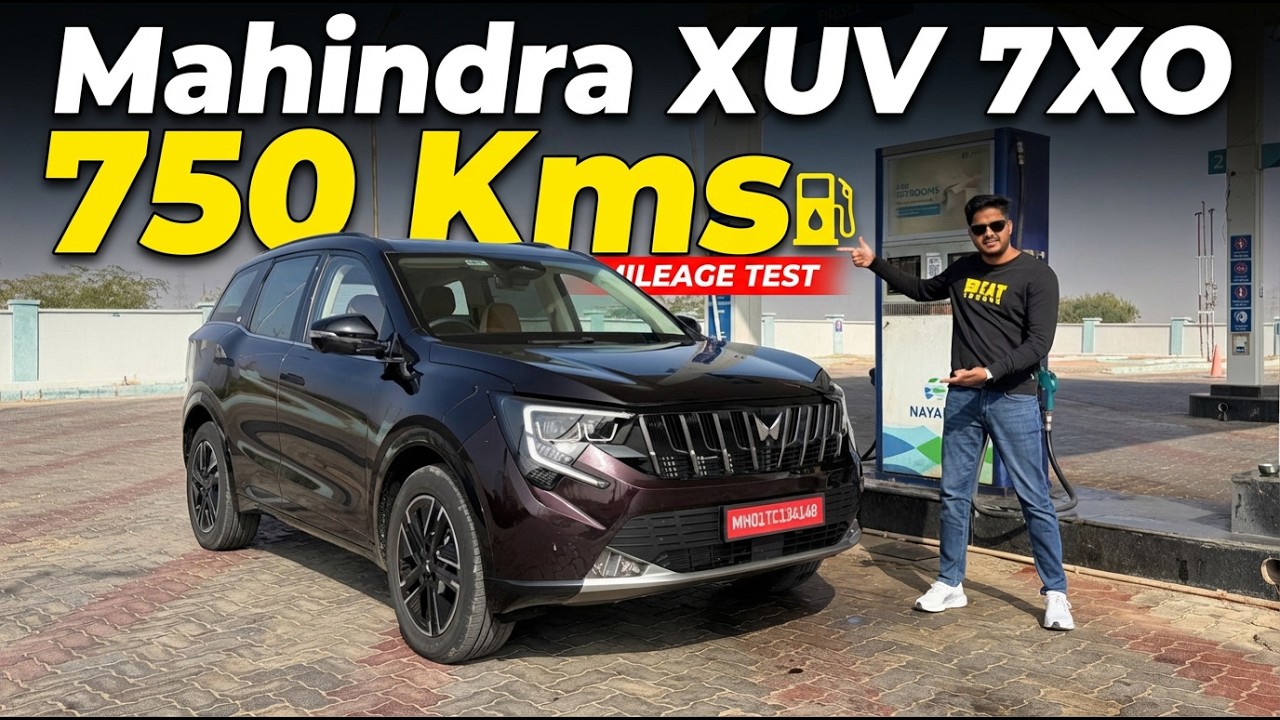 Тест-драйв Mahindra XUV 7XO Diesel Automatic AWD на 750 км: обзор, ночная езда и комфорт.