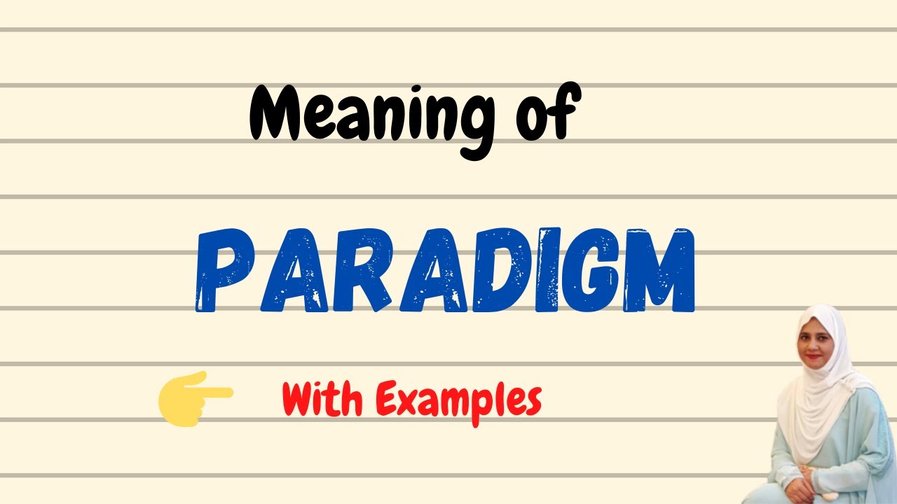 Daily vocabulary | Paradigm Meaning | Vocabgram