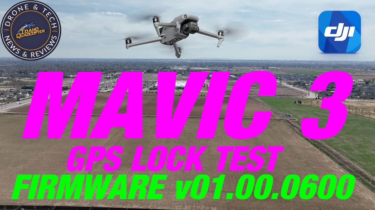 DJI Mavic 3 &mdash; обновление прошивки v01.00.0600 &mdash; проверка приема спутников GPS и многое другое!