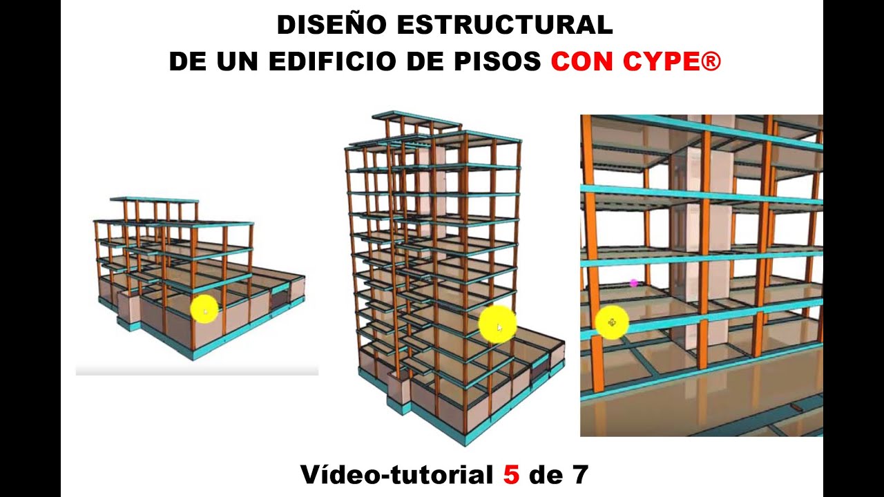 (Vídeo 5 de 7) DISEÑO ESTRUCTURAL DE EDIFICIO DE PISOS CON CYPE