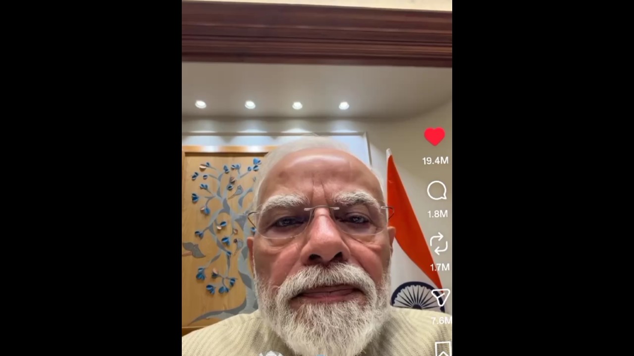 MODI JI HAS CRACKED THE ALGORITHM 😮 #modi​ #pm​ #reel​ #pmmodi​ #viral​ #shorts​ #bjp#instagram