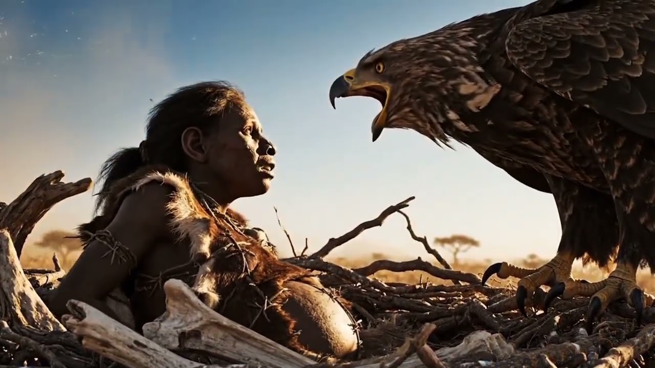 Caveman Saves His Wife from Wild Animals | AI Animal Story 