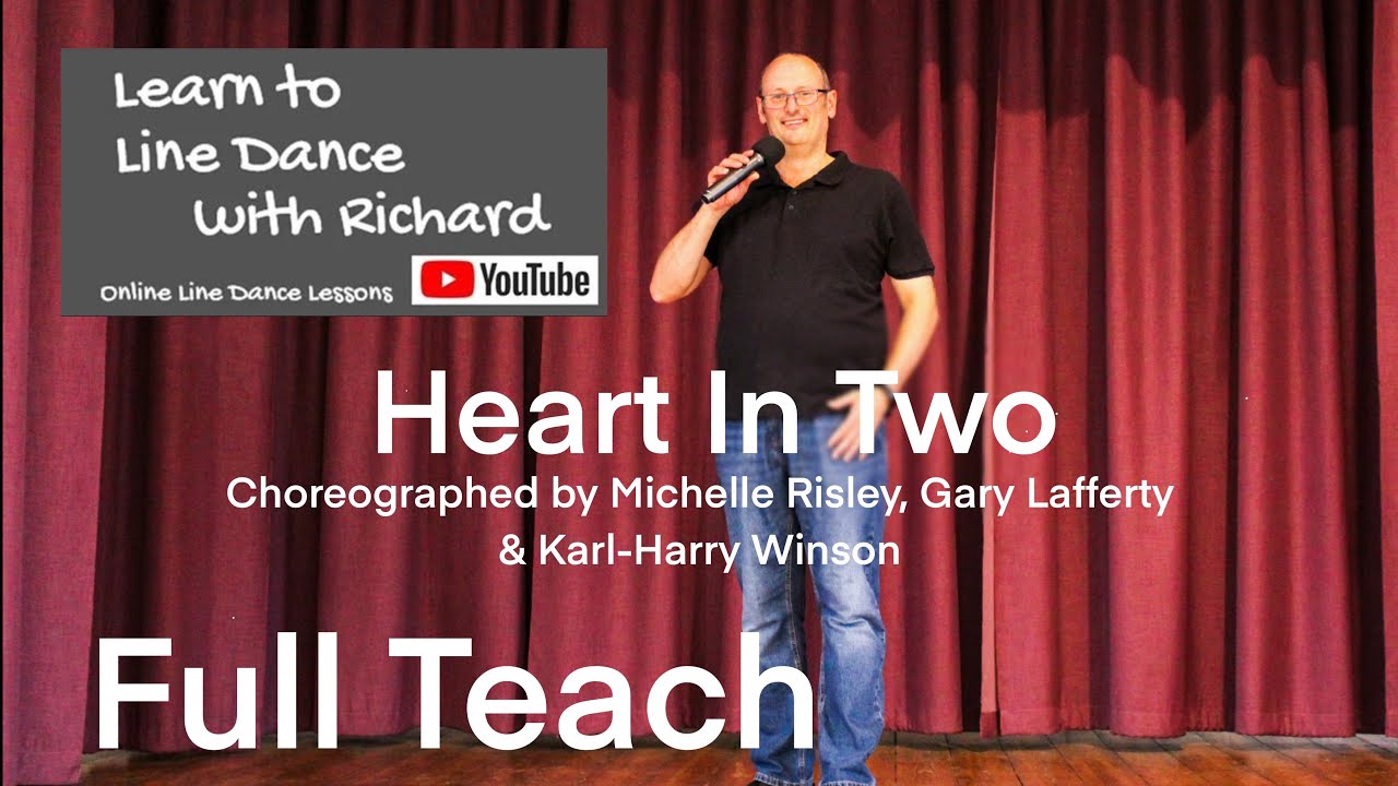 BEGINNER LINE DANCE LESSON 181 - Heart In Two - Part 1 - Full Teach