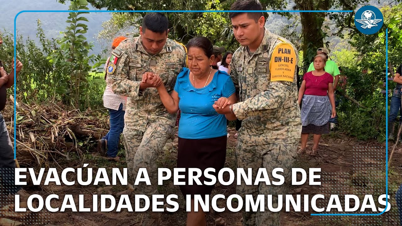Comunidades incomunicadas por inundaciones en Veracruz
