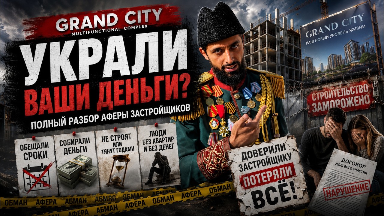 GONZO ПРОКУРАТУРА - 🏗️ GRAND CITY: КУДА ПРОПАЛИ ДЕНЬГИ ДОЛЬЩИКОВ?