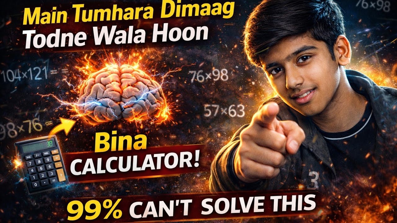 5 Types Multiplication Tricks 🔥 in ONE Video 🤯| How to Multiply Big Numbers? | Math Tricks 