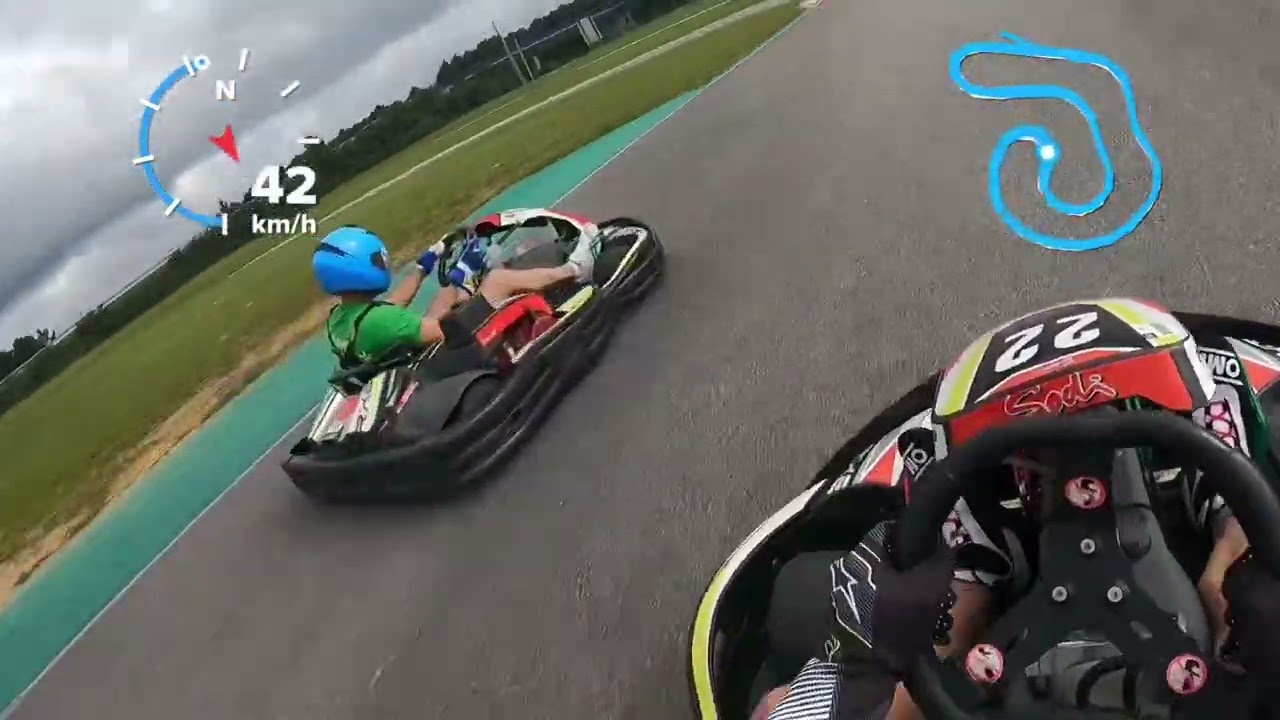 Karting Tapia primera toma de contacto  vuelta 39,576