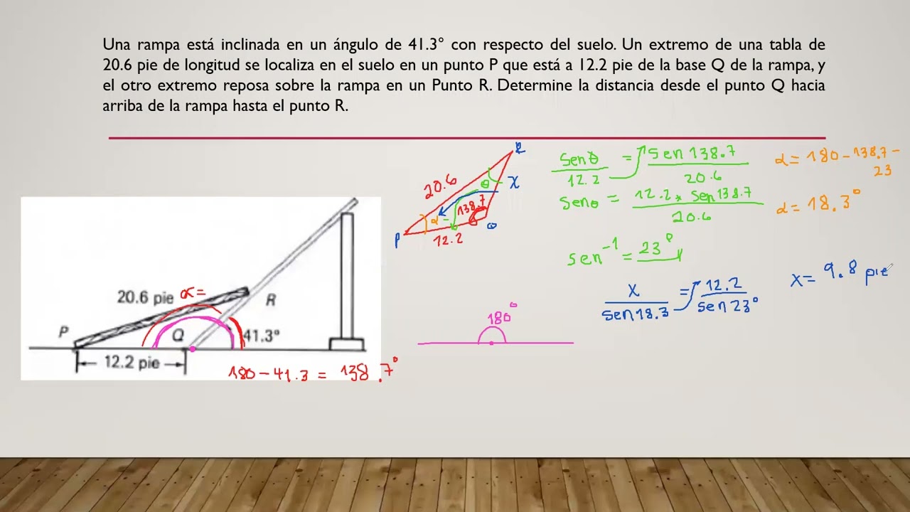 Problemas de Aplicación de Ley De Senos #5