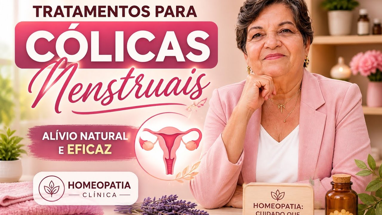 24 - Tratamento HOMEOPÁTICO para cólica menstruais 