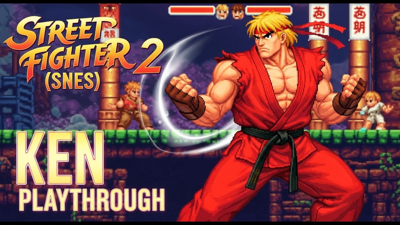 Chubbs VS Street Fighter 2 Turbo SNES (Using Ken)