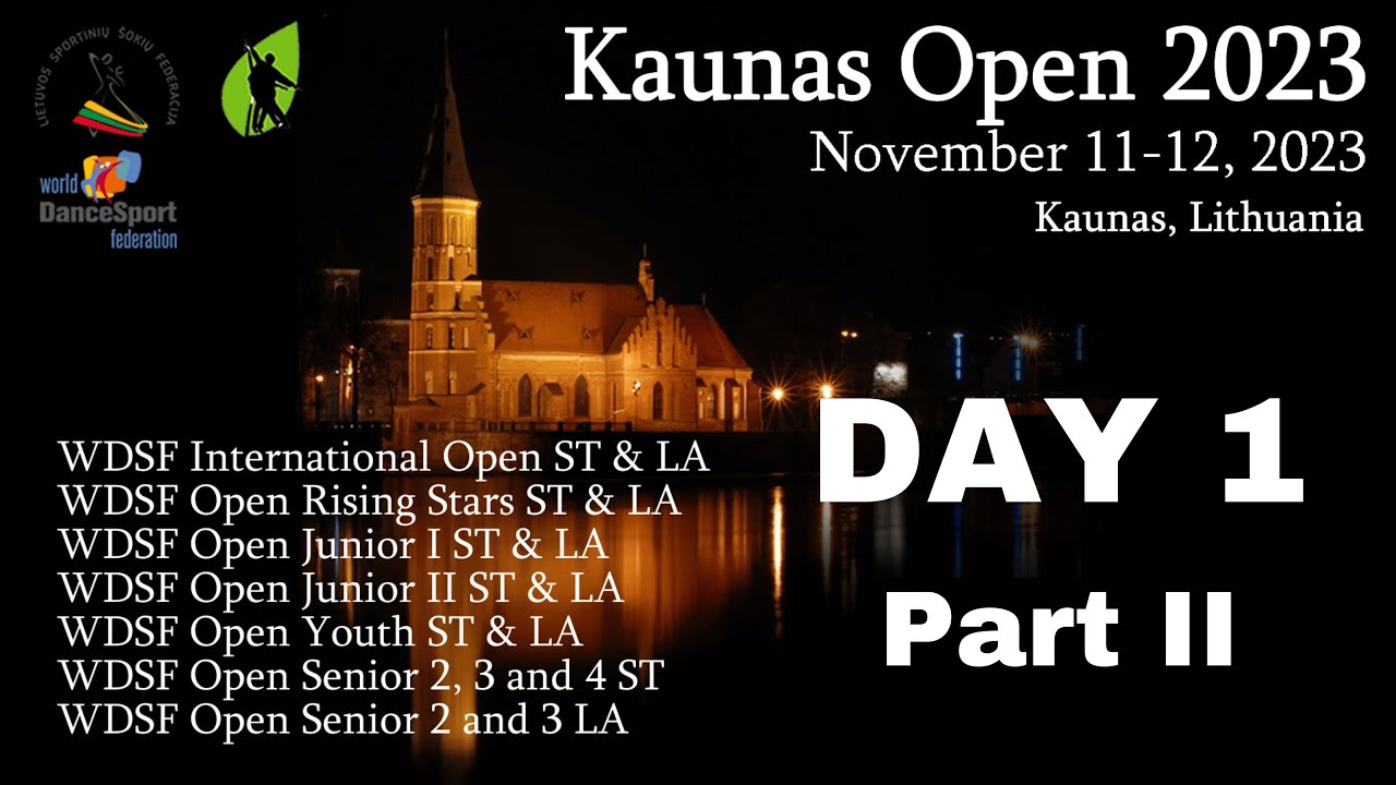 WDSF Kaunas Open 2023 Day 1 Part II