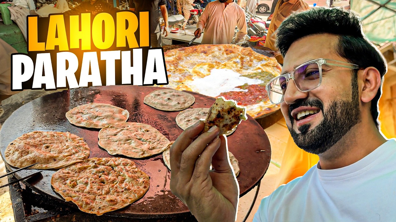 Famous Desi Paratha of Lahore | Street Food Nashta in lahore Pakistan