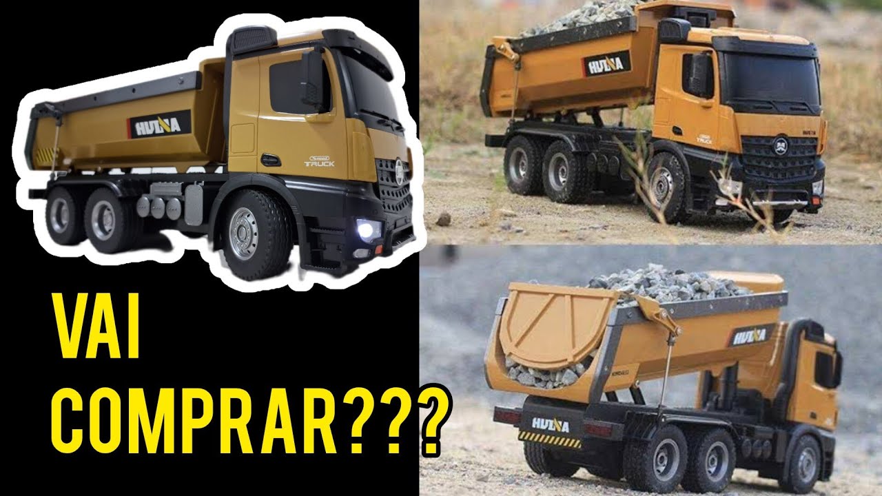 Caminhão de controle remoto HUINA 1573 VALE A PENA? 