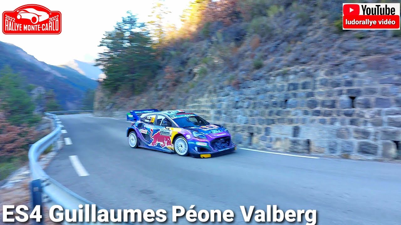 Rallye Monte-Carlo 2022                       ES4 Guillaumes / Péone / Valberg.       flat out