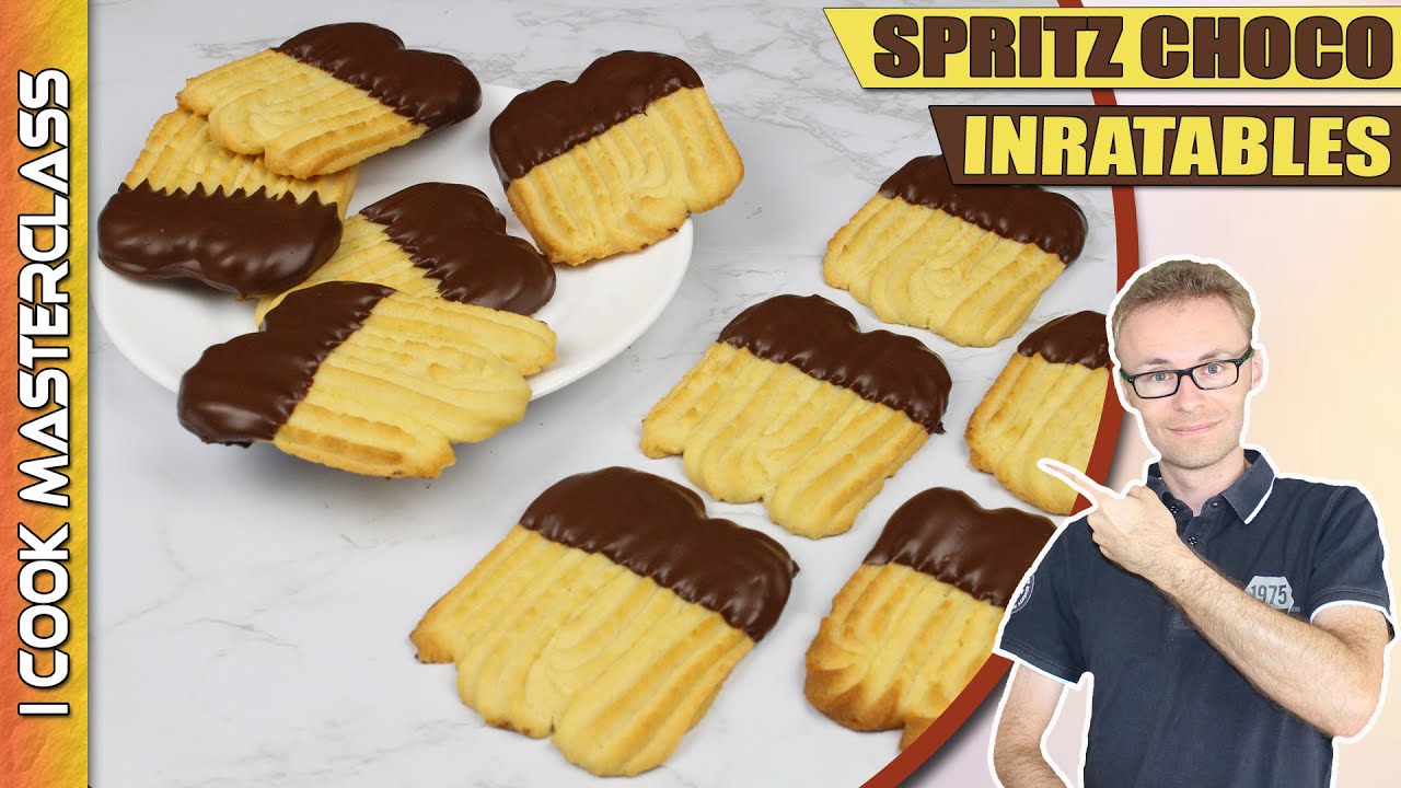 ✅ LA MEILLEURE RECETTE DE SPRITZ OU SABL&Eacute;S VIENNOIS : Un biscuit sabl&eacute; &agrave; souhait enrob&eacute; de chocolat