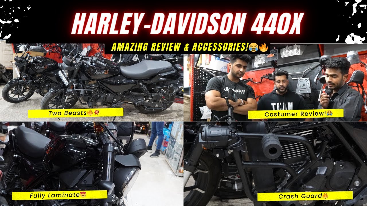 Harley Davidson 440x Safety Accessories 🔥😯 #harley440x#harleydavidson440x #440x #sansclassicparts