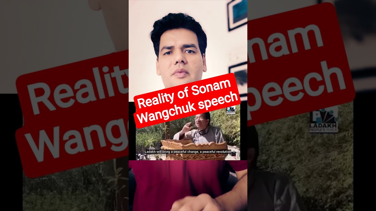 Reality of Sonam Wangchuk speech #sonamwangchuk #andhbhakto