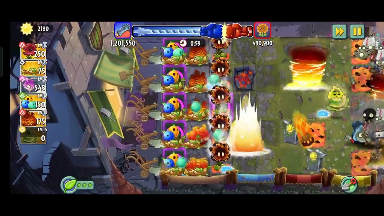 PVZ2 Meteor Flower Boosterama! |Plant vs Zombie 2 #pvz #pvz2 #games 