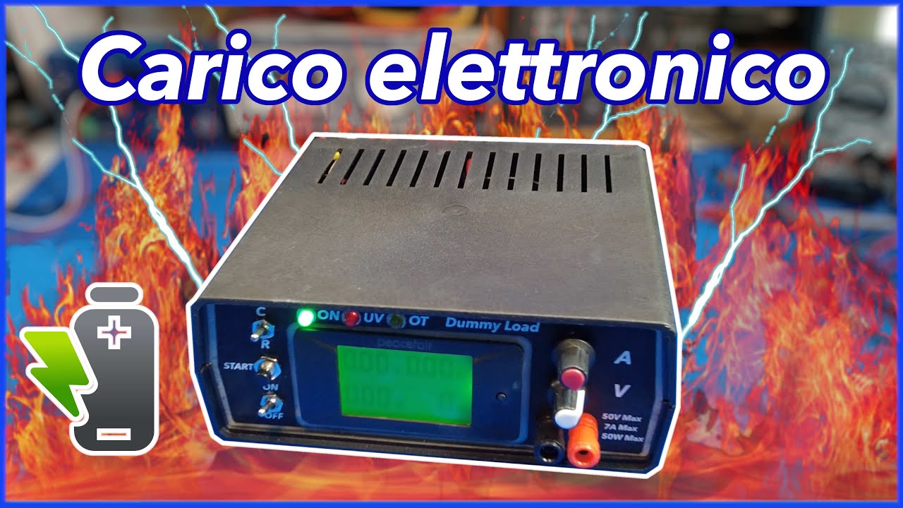Carico elettronico e tester capacità batterie fai da te - PARTE I
