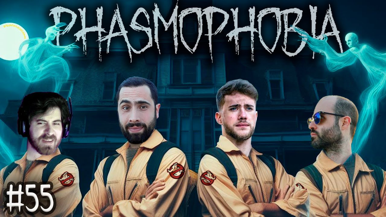 La vuelta de los FANTACASTASMAS a PHASMOPHOBIA #55 👻 con MenosTrece, Ricoy y Agus #SalióCaldo
