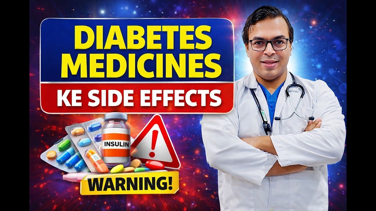Какие побочные эффекты у лекарств от диабета? | DIABETES DARBAR | DIAAFIT