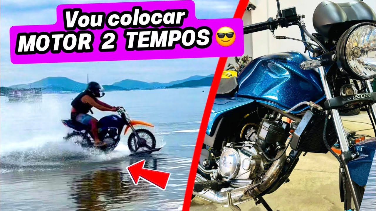 Vamos Colocar o MOTOR da TITAN 2 TEMPOS🔥 na MOTO Aquatica 😱😱