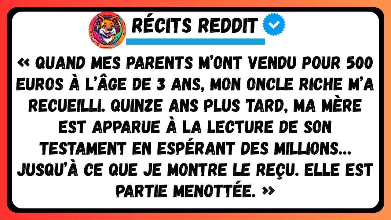 Mes Parents M’Ont Vendu 500 € Sans Savoir Qu’Un Jour Ils Quémanderaient Mes Millions…