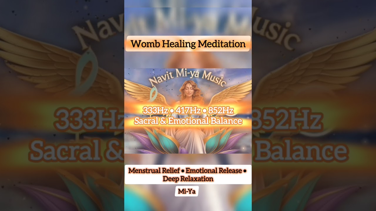 Womb Healing Frequencies | 333Hz+417Hz+852Hz | Deep relaxation & Emotional Release |  Mi-Ya💖