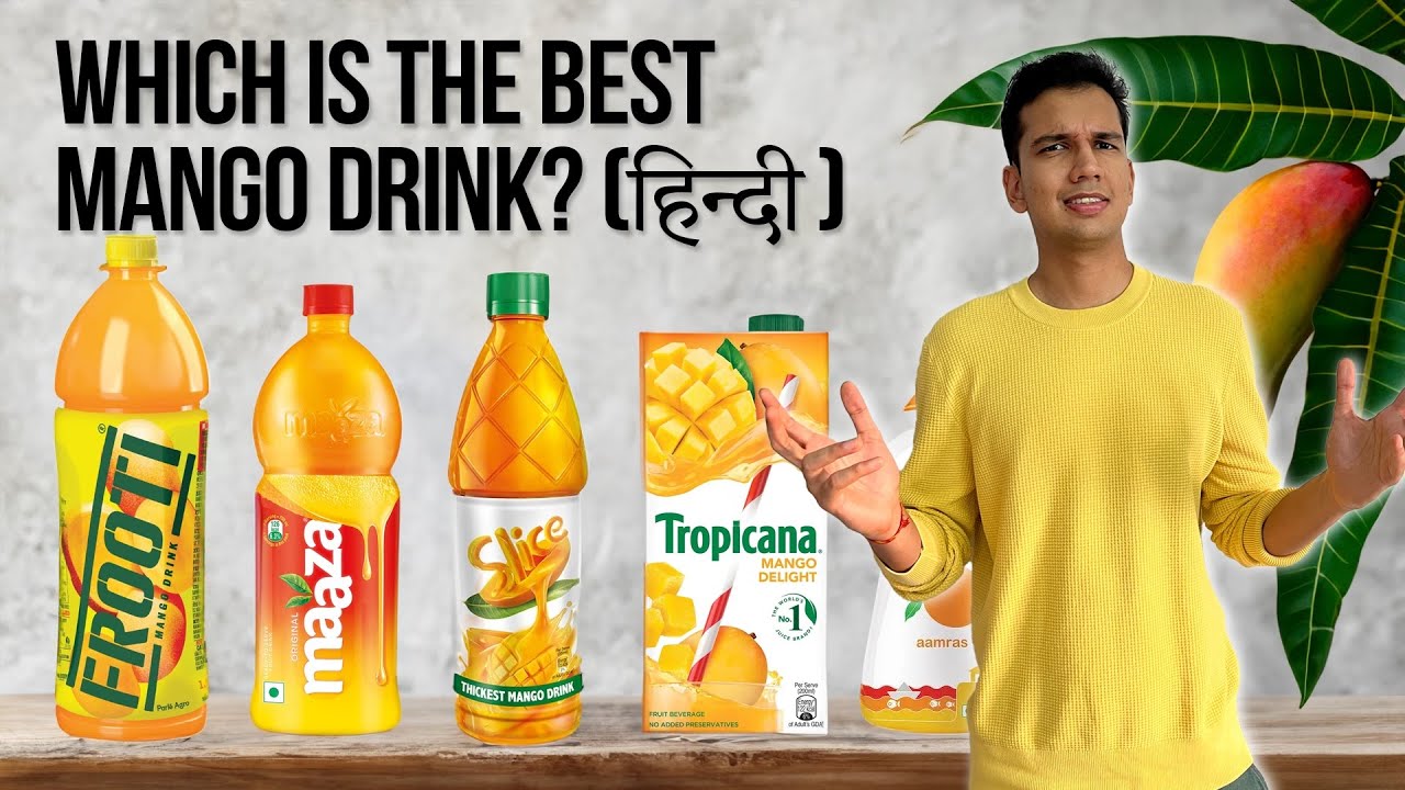 Market mein sabse best Mango drink Kaunsa hai? | Frooti | Slice | Maaza | Paperboat