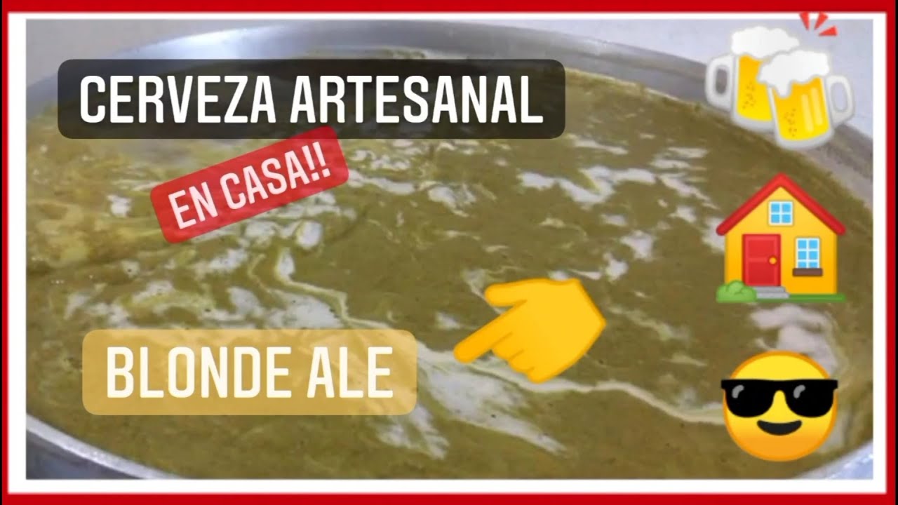 🍻🍻 CERVEZA ARTESANAL BLONDE ALE EN CASA!! 🍻🍻