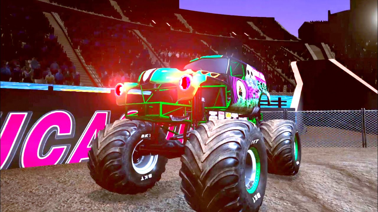 BeamNG Drive & Monster Jam Crush It Monster Truck High-Speed Jumps & Monster Jam Freestyle #24