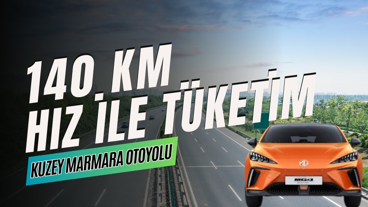 Mg4 Yüksek Hız Otoban Tüketimi #elektrikliotomobil #mg4 #tüketim #otoban