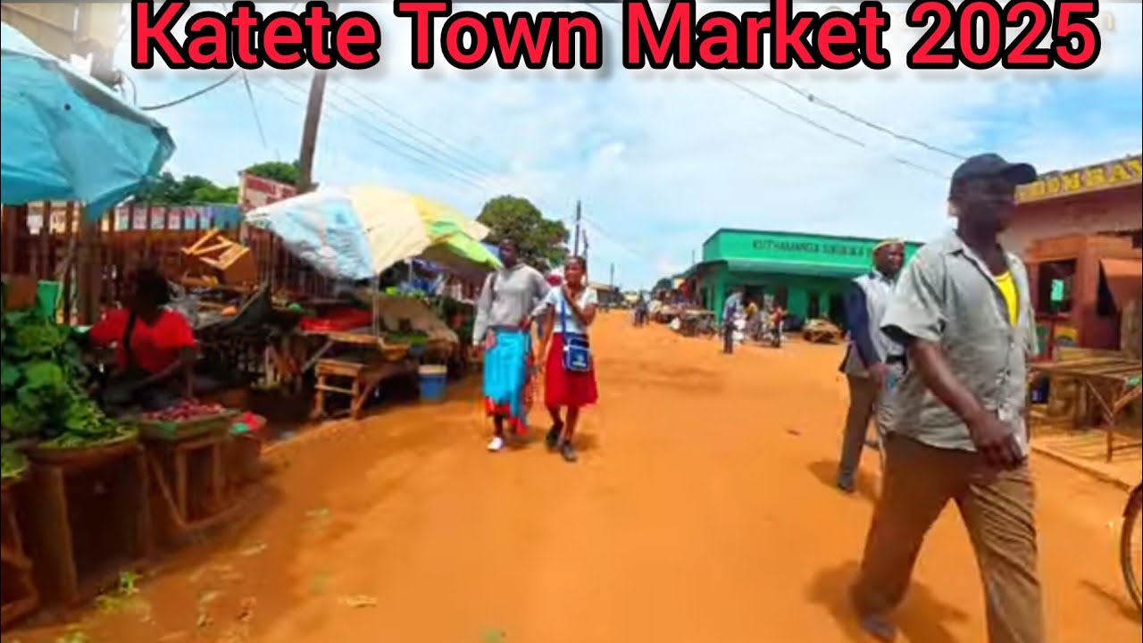 Katete market Eastern province of Zambia