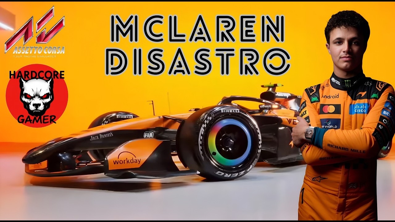 🚨MCLAREN MCL40: UN DISASTRO TOTALE IN CINA! 🚨#HARDCOREGAMER #McLarenF1 #LandoNorris #F12025 #MCL40