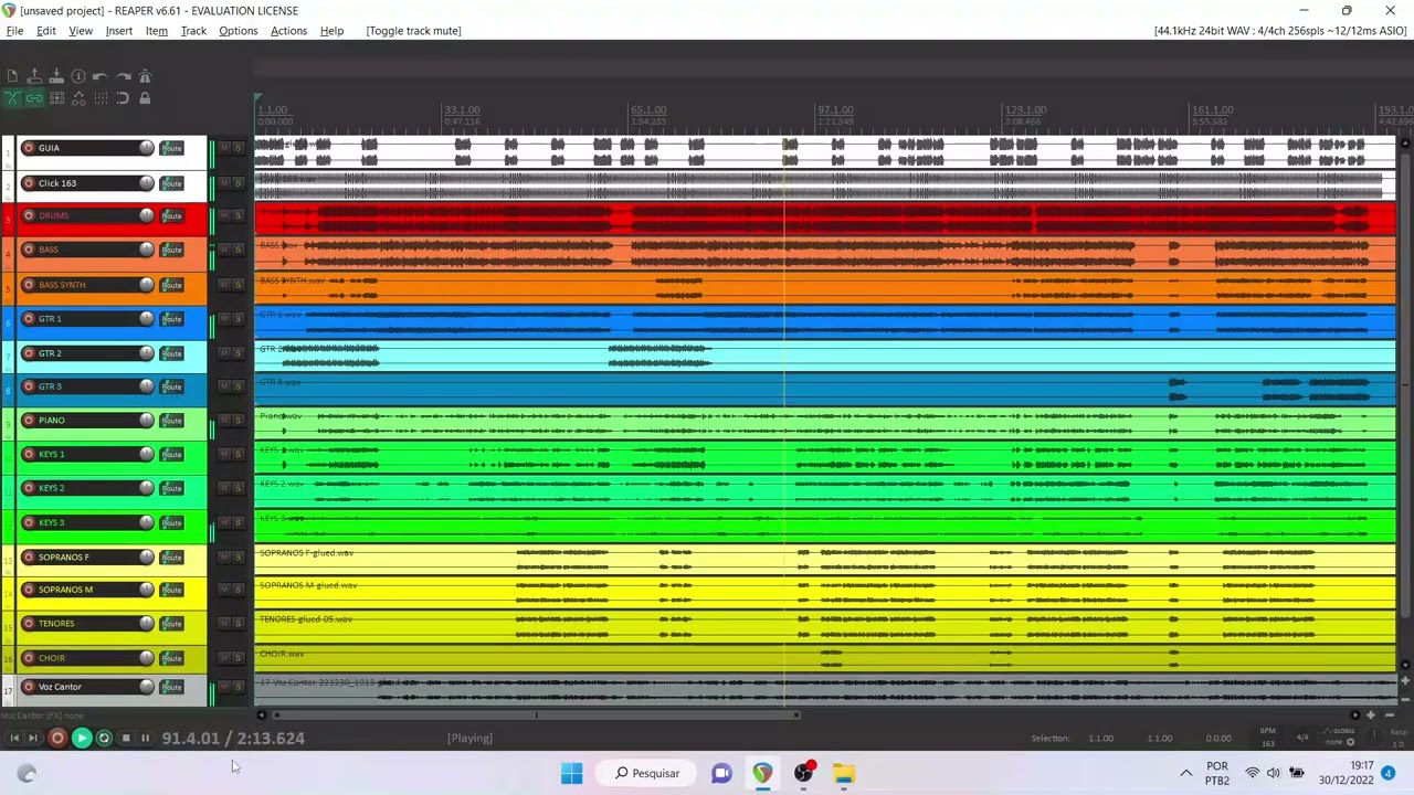Multitrack Eu Vou Viver Uma Virada - Ministério Toque No Altar (Grupo de Multitracks Elite)