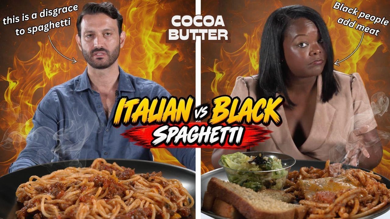 Italian vs Black: We Try Each Other's Spaghetti ⎹ Taste Wars