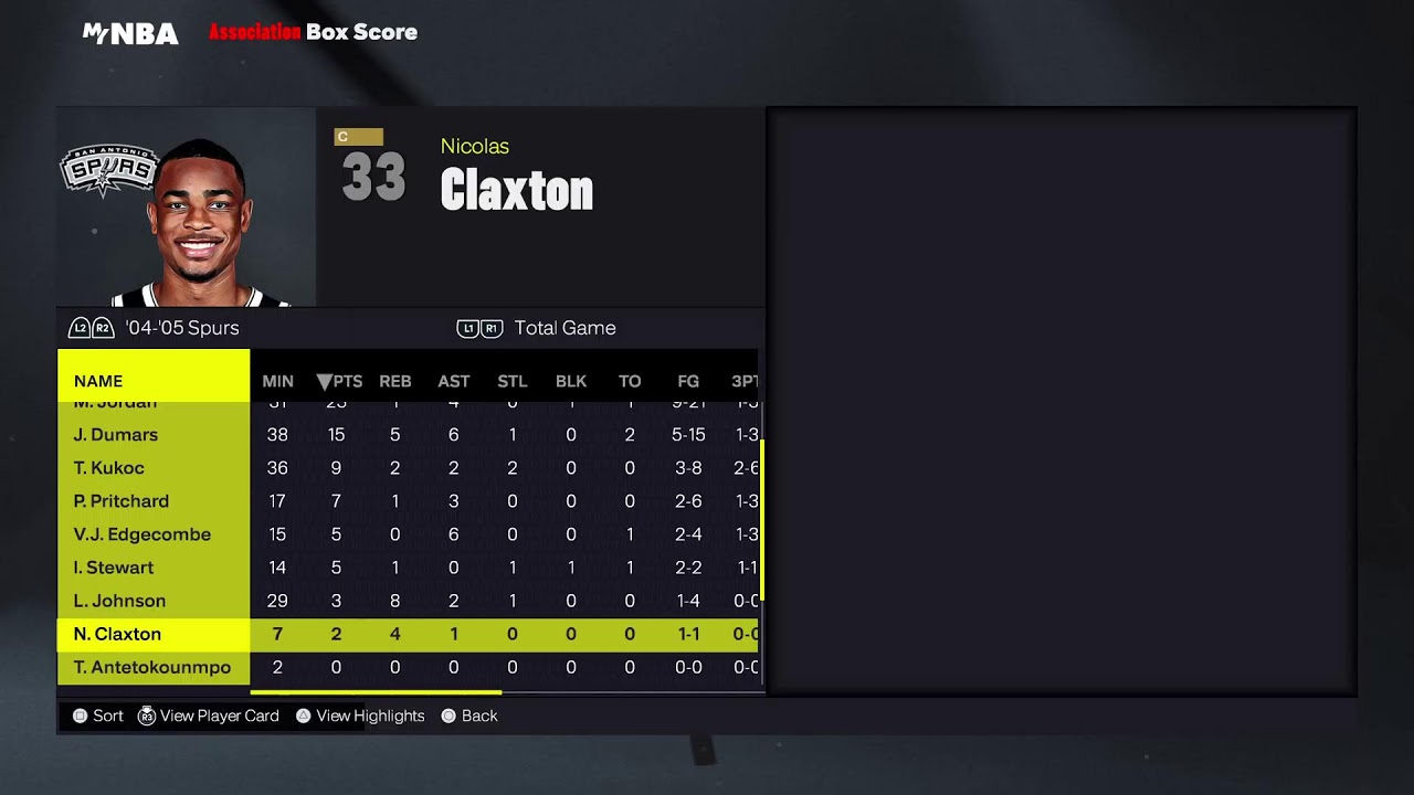 NBA 2K26 alltime Only Played for an East team draft quarterfinals