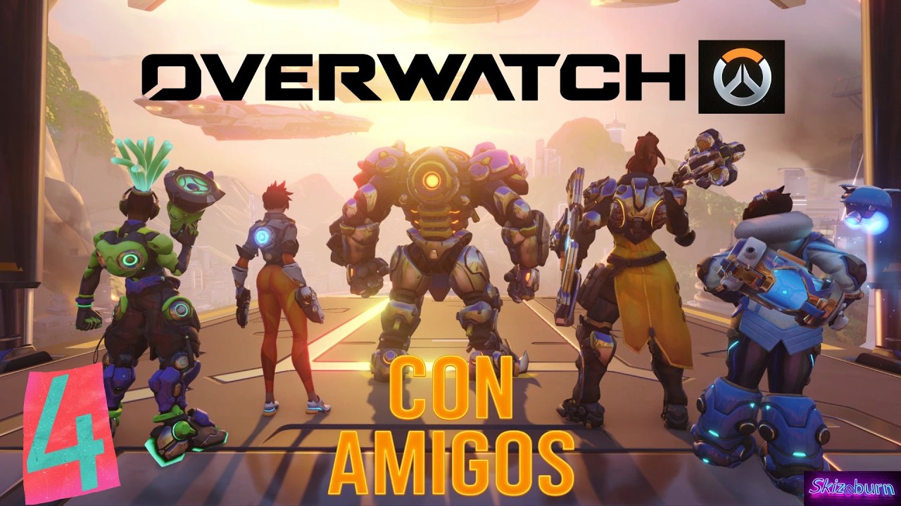 Overwatch con AMIGOS caímos con DIGNIDAD Skizoo burn #girl