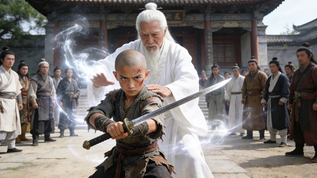 父母双亡，小男孩被武当宗师收养，亲自传授他武功！#drama #kungfu #中国电视剧