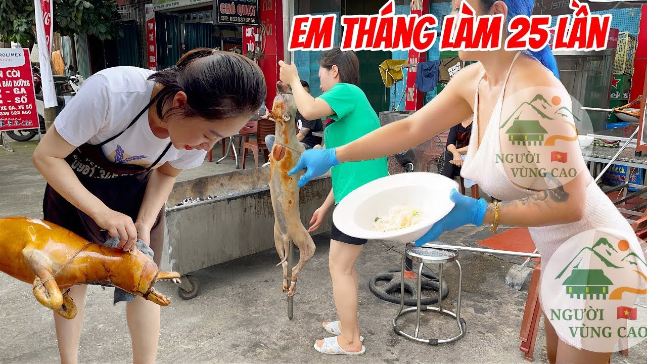 CÔ GÁI VÀNG TRONG LÀNG QUAY CHOÁ / AI AI CŨNG TẤM TẮC KHEN NGON