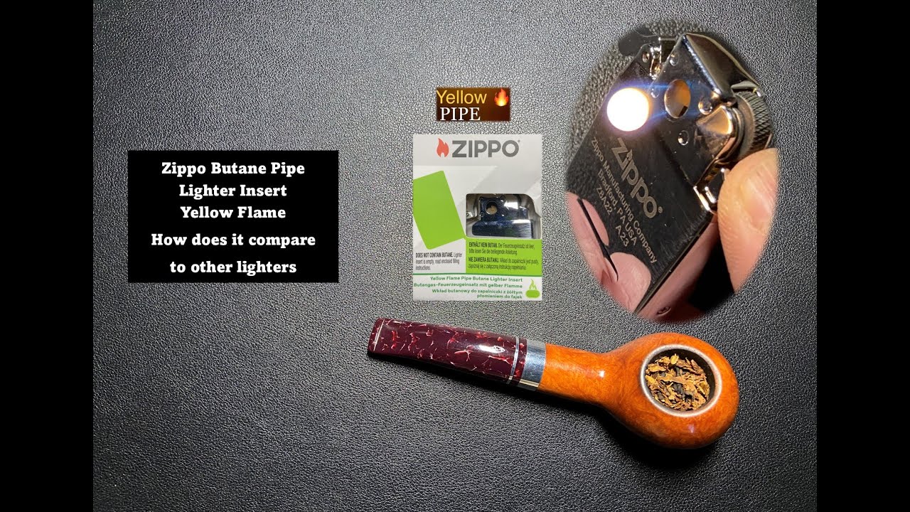 Let’s talk about pipe lighters + Zippo Butane Pipe Lighter Insert + Comparisons to other lighters
