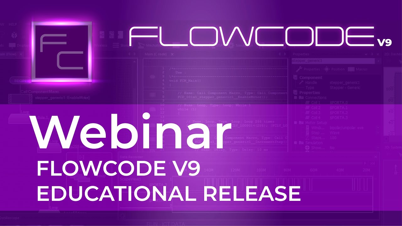 Educational Flowcode Version 9 Launch Webinar Recording