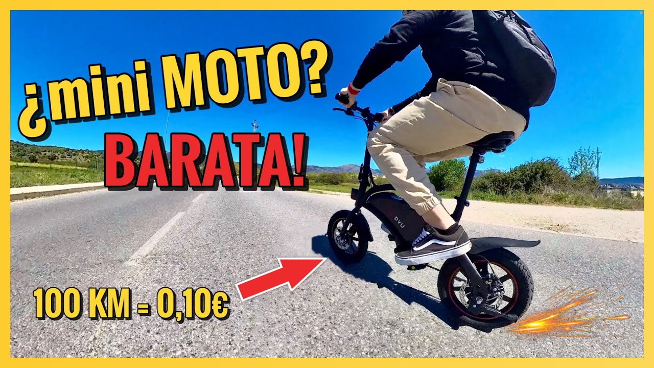 La BICICLETA ELECTRICA BARATA que es como una MINI MOTO ⚡️ | DYU D3F