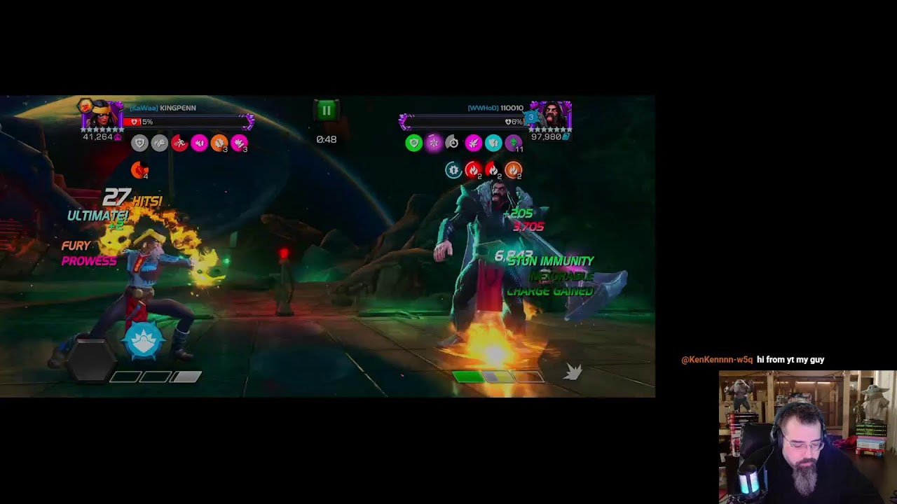 Relax and chat while playing unranked BGs #MCOC #MarvelContestofChampions