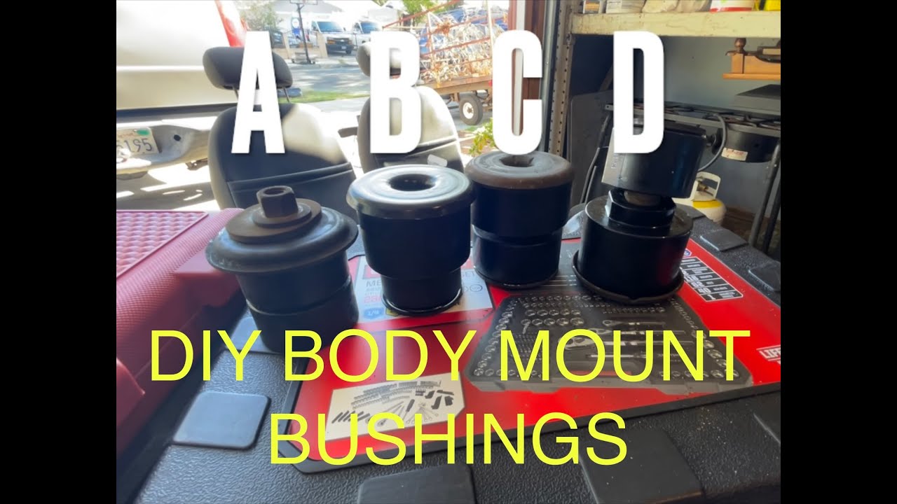 2004 Ford Explorer Sport Trac Body Mount Bushings Replacement (A, B, C and D)