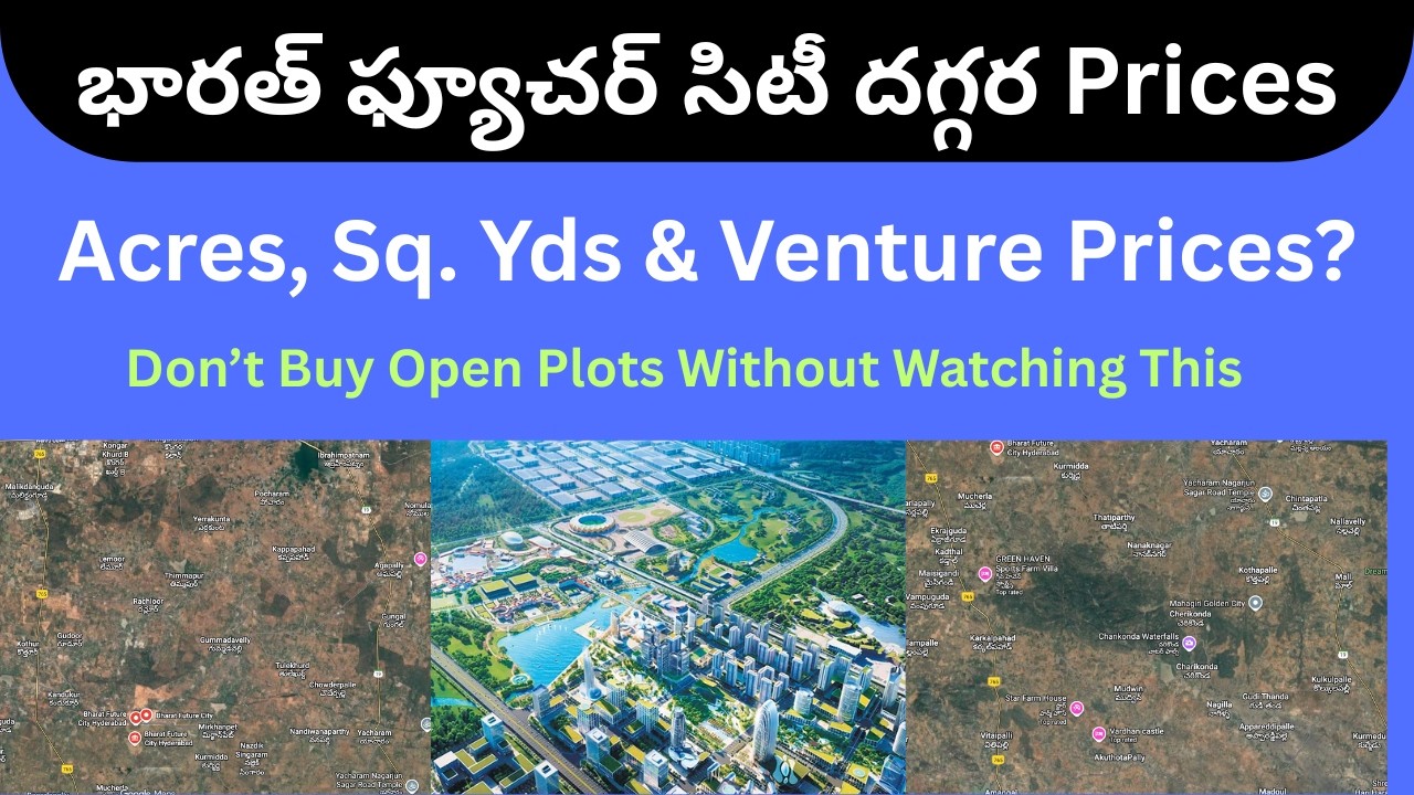 Latest Land Prices Near Bharat Future City | Hyderabad Real Estate Guide
