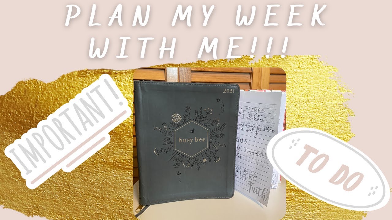 Planning a Productive Week || Planning for School